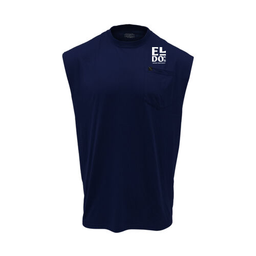 KEY Spartan Sleeveless Pocket Tee (WT) Thumbnail