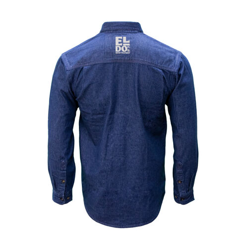 Long Sleeve Denim Western Shirt (WT) Thumbnail