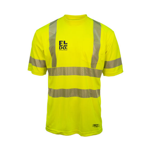 ANSI Class 3 Segmented Tape UltraSoft Short Sleeve Pocket Tee (WWT) Thumbnail