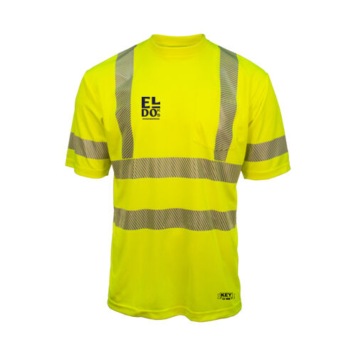 ANSI Class 3 Segmented Tape UltraSoft Short Sleeve Pocket Tee (E) Thumbnail