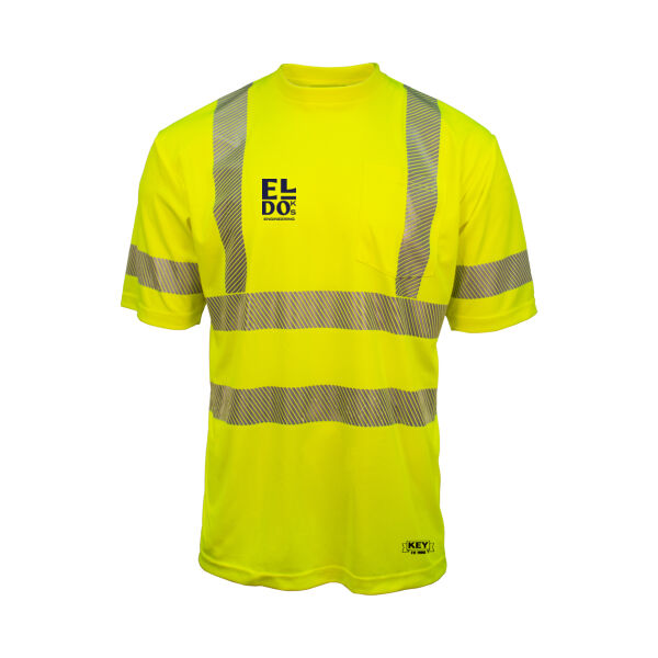ANSI Class 3 Segmented Tape UltraSoft Short Sleeve Pocket Tee (E) Thumbnail