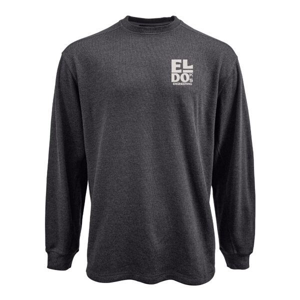Sportsman Waffle Shirt - Charcoal (E) Thumbnail